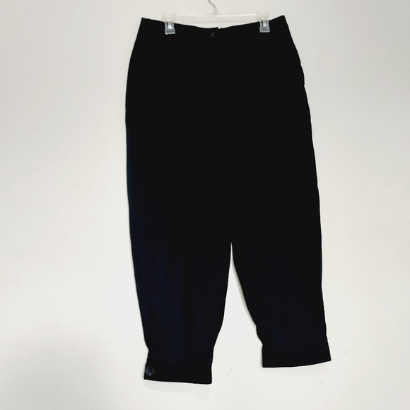 Zara Cuffed Ankle Barrel Pants Sz- Large - Picture 8 of 12